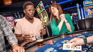 Live-dealer table and game selection interface